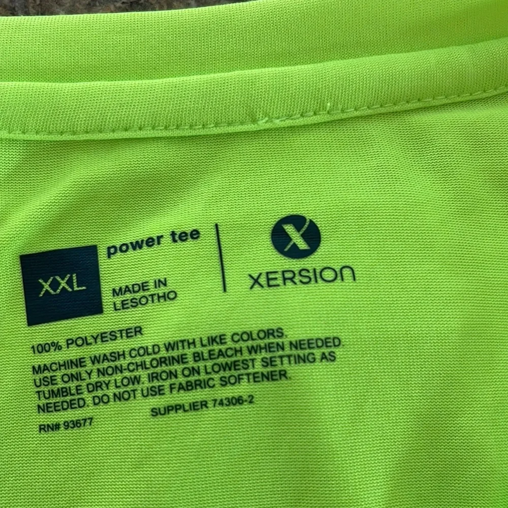 New With Tags Quick-Dri Temp Control Shocking Lime Training Power Tee - Picture 2 of 9